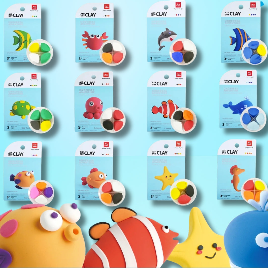 Kit x12 figuras Mooldy premium edición SUBACUATICA