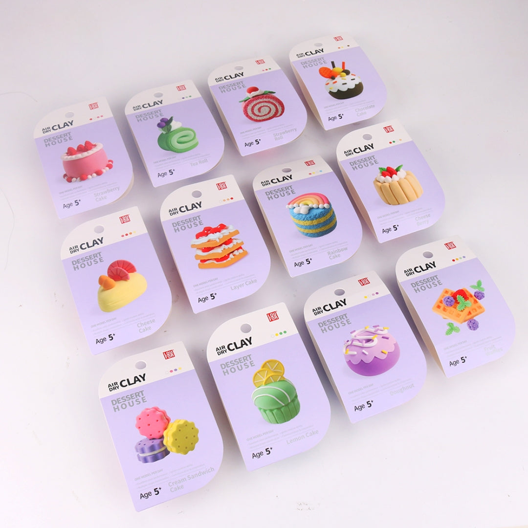 Kit x12 figuras Mooldy premium edición POSTRES