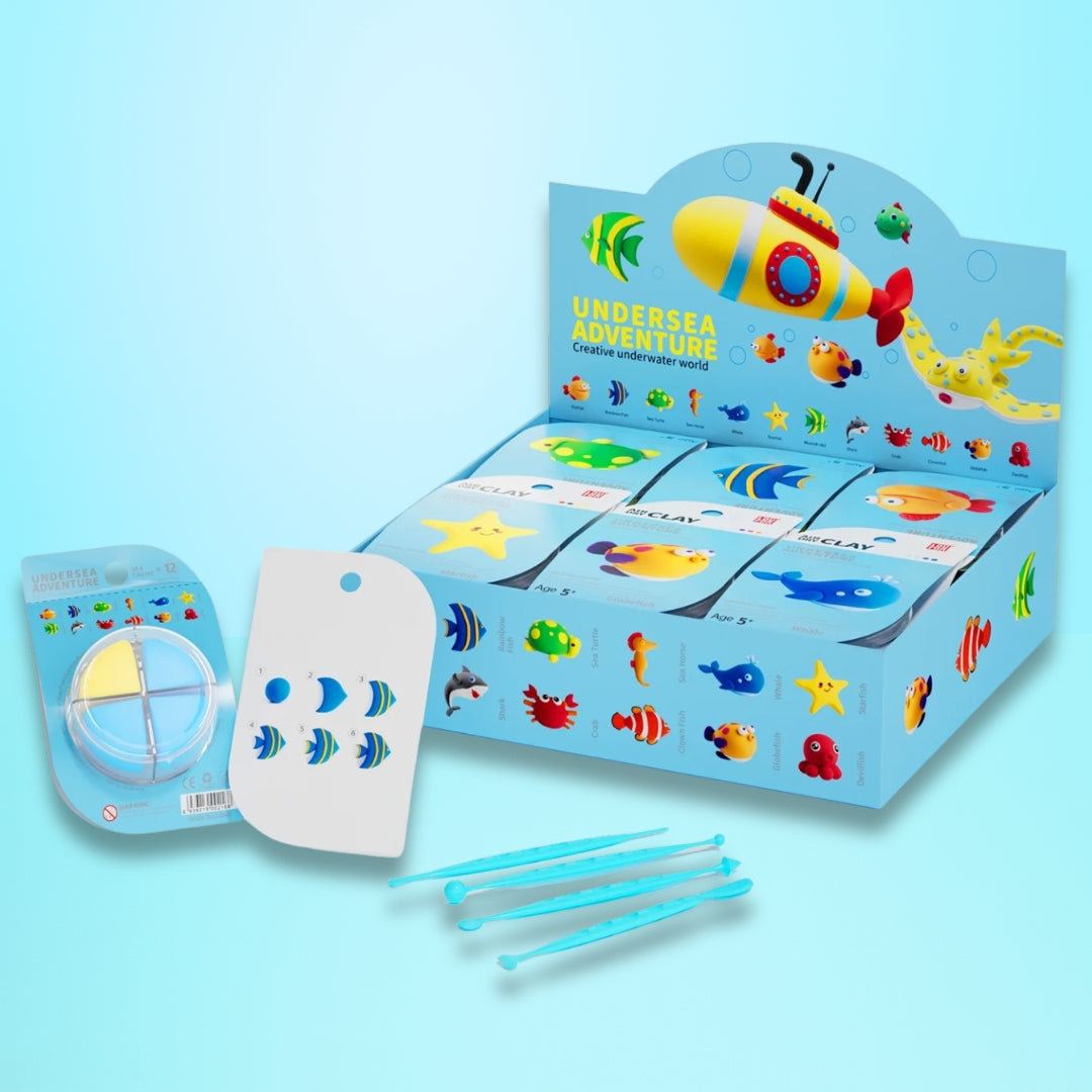 Kit x12 figuras Mooldy premium edición SUBACUATICA