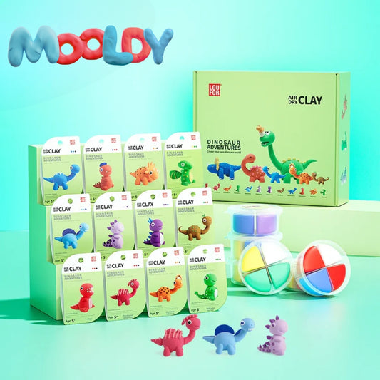 Kit x12 figuras Mooldy premium edición DINOSAURIOS