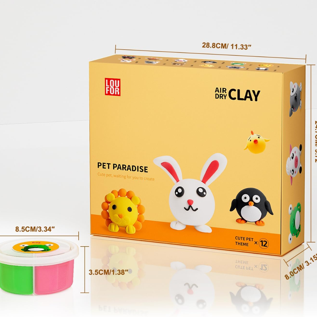 Kit x12 figuras Mooldy premium edición ANIMALES