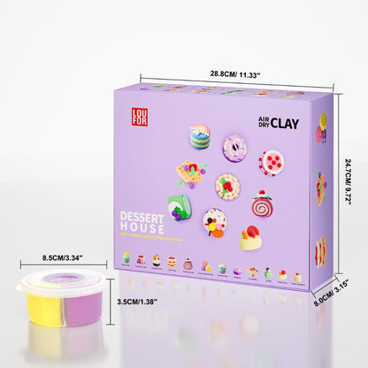 Kit x12 figuras Mooldy premium edición POSTRES