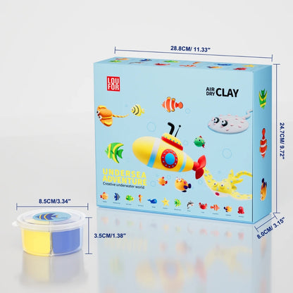 Kit x12 figuras Mooldy premium edición SUBACUATICA