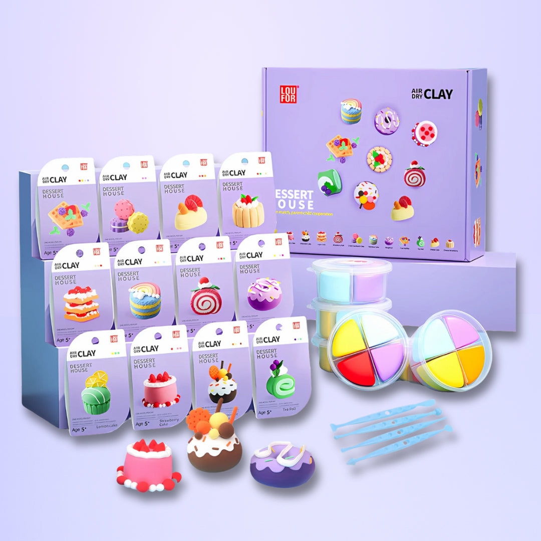 Kit x12 figuras Mooldy premium edición POSTRES