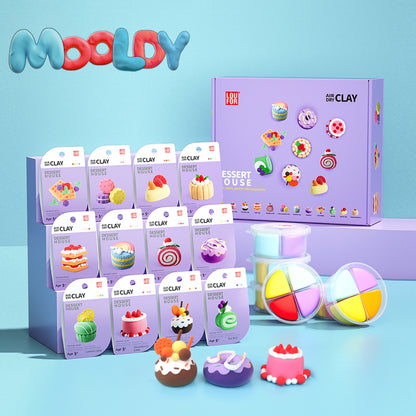 Kit x12 figuras Mooldy premium edición POSTRES
