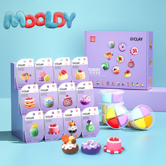Kit x12 figuras Mooldy premium edición POSTRES