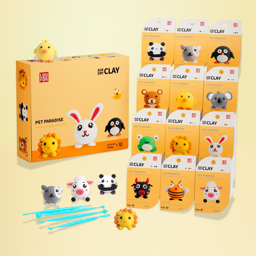 Kit x12 figuras Mooldy premium edición ANIMALES